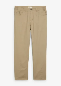 Pantalon thermique, droit et décontracté, taille élastiquée