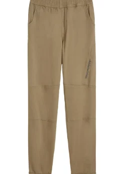 Pantalon thermique et ample à taille élastiquée et doublure en jersey