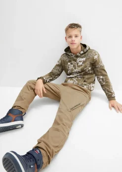 Pantalon thermique et ample à taille élastiquée et doublure en jersey