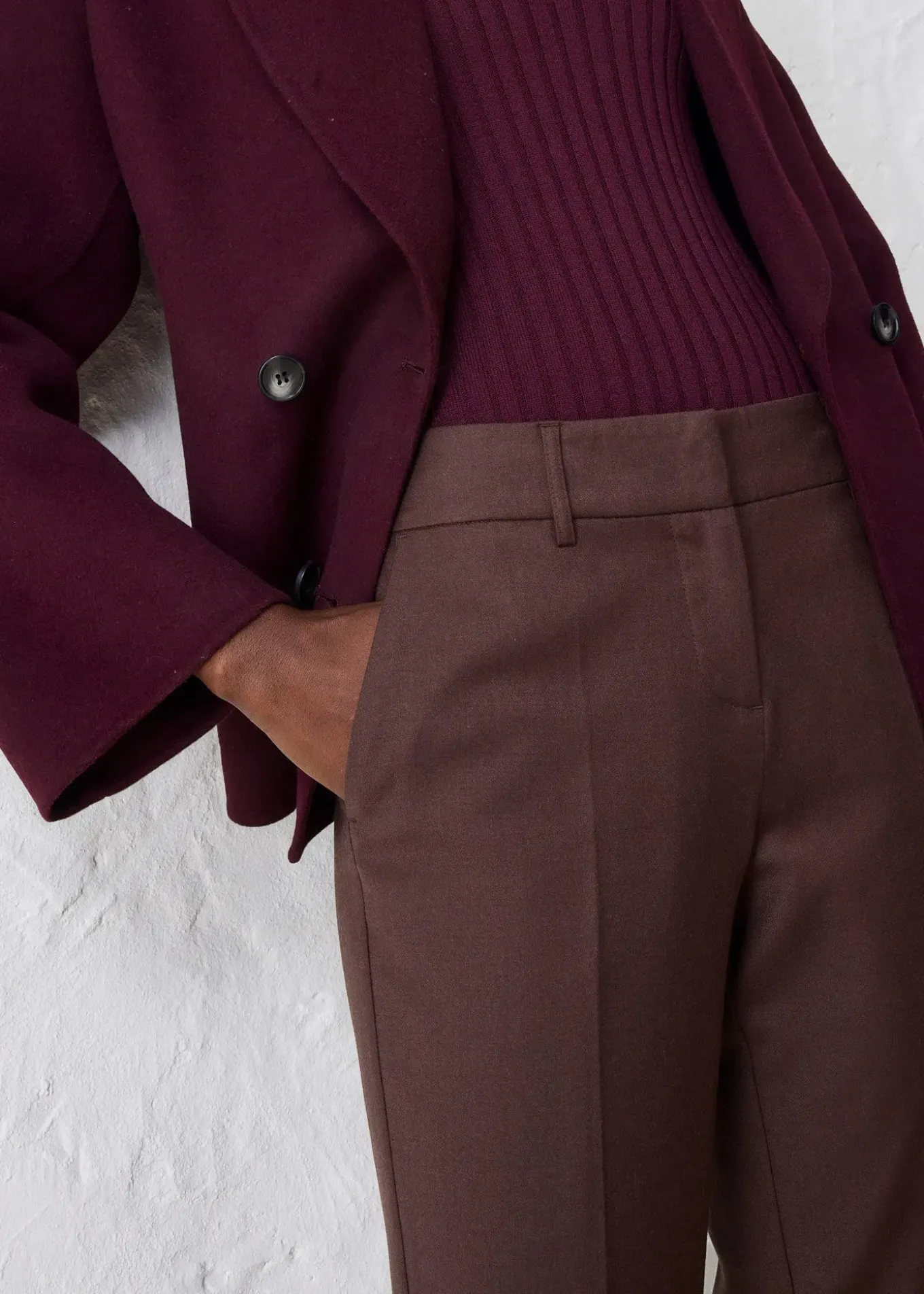 Pantalon étroit et doux