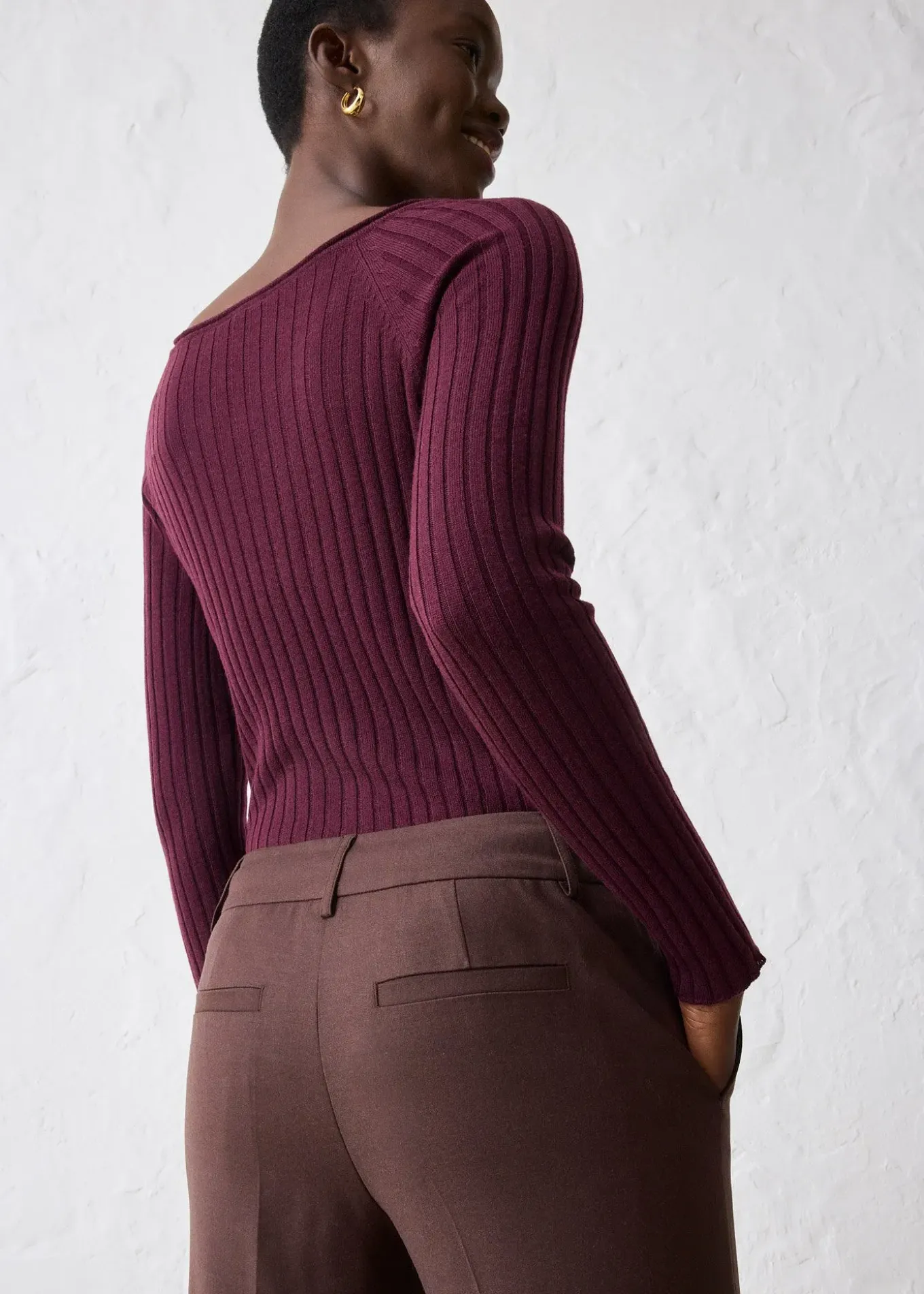 Pantalon étroit et doux