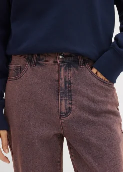 Pantalon twill délavé