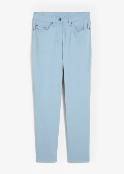 Pantalon twill raccourci look used