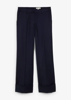 Pantalon évasé avec laine