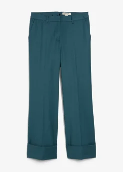 Pantalon évasé avec laine