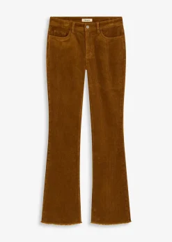 Pantalon évasé en velours côtelé