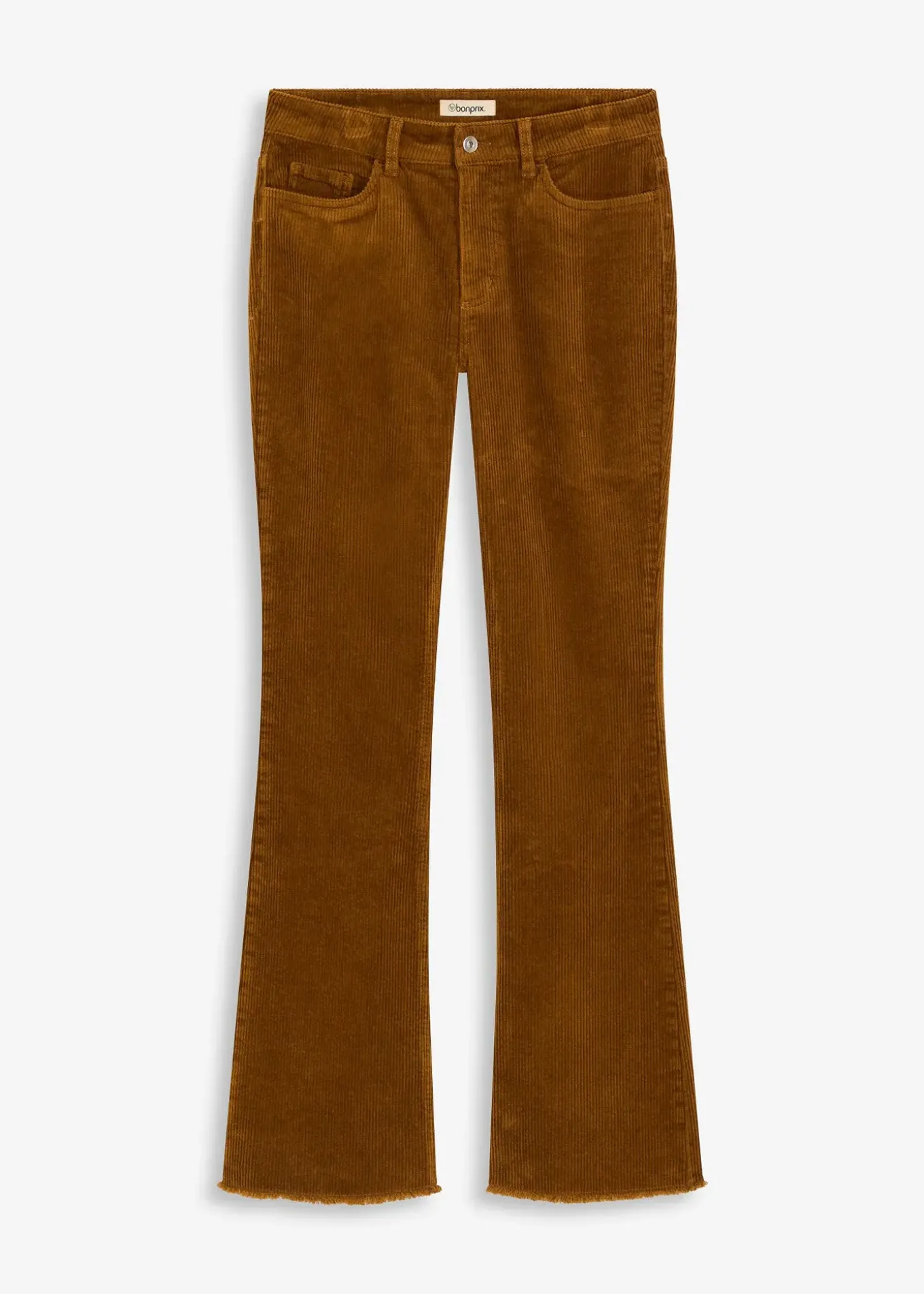 Pantalon évasé en velours côtelé