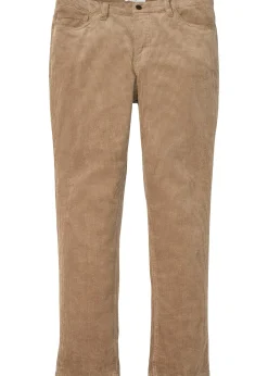 Pantalon velours côtelé extensible Regular Fit, confortable