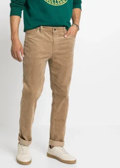 Pantalon velours côtelé extensible Regular Fit, confortable