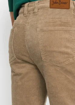 Pantalon velours côtelé extensible Regular Fit, confortable