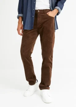 Pantalon velours côtelé extensible Regular Fit, confortable
