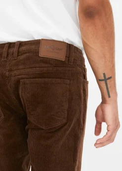 Pantalon velours côtelé extensible Regular Fit, confortable