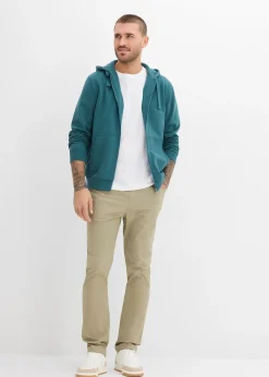 Pantalons taille extensible confortables, regular, à cordon contrastant