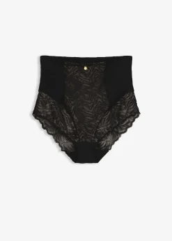 Panty sculptant à dentelle, maintien modéré