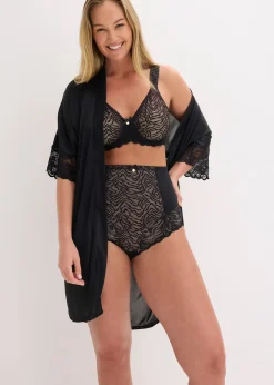 Panty sculptant à dentelle, maintien modéré