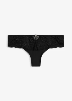 Panty-string à dentelle florale