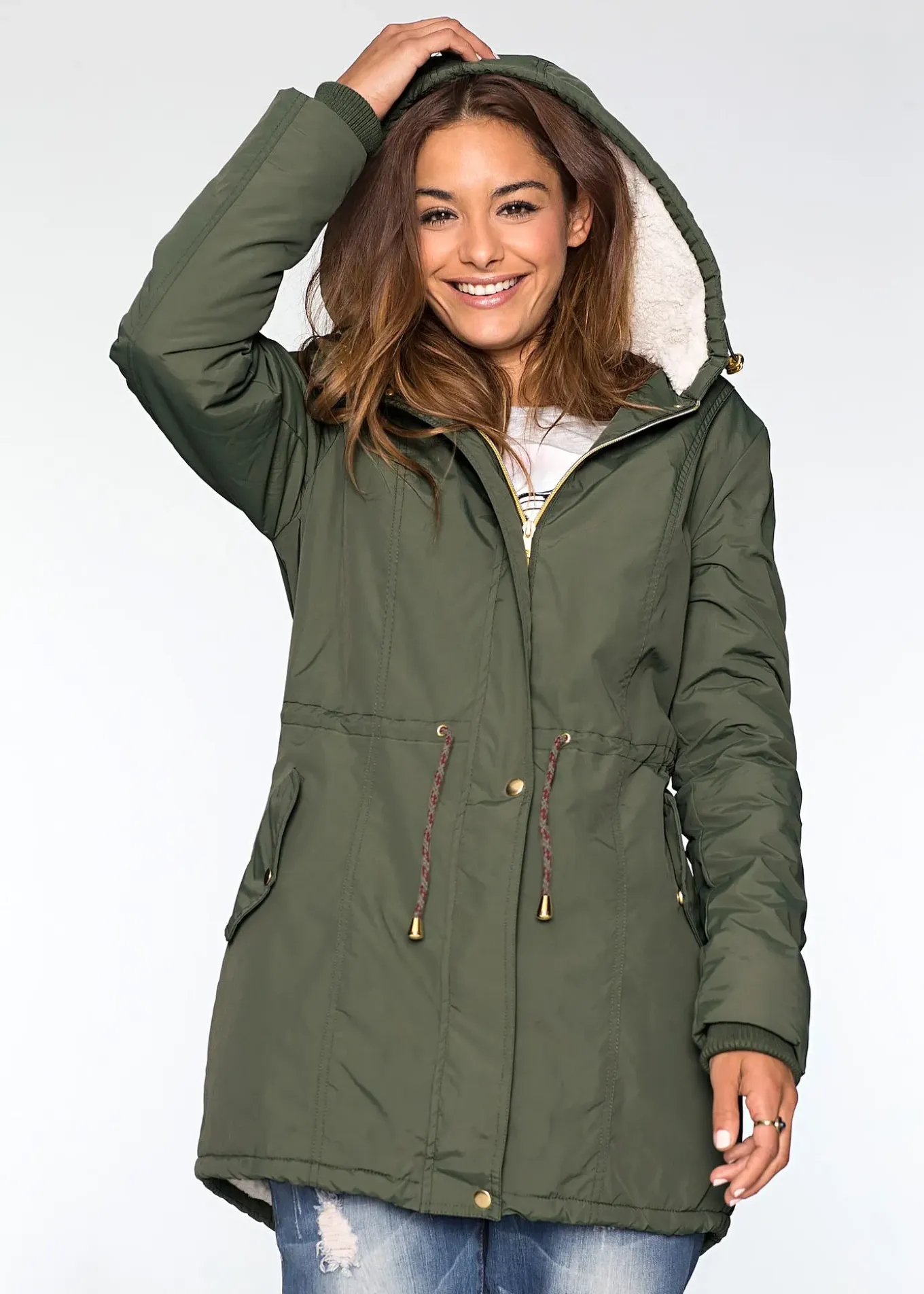 Parka avec doublure peluche