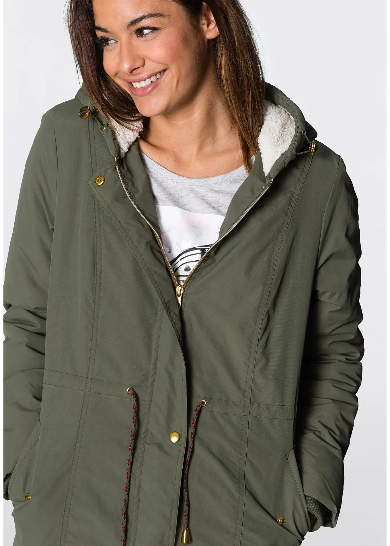 Parka avec doublure peluche