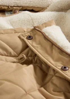 Parka de grossesse et de portage 6-en-1 avec gilet sans manches amovible