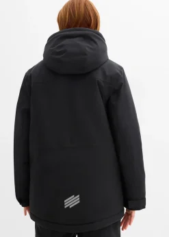 Parka de ski imperméable à détails sportifs