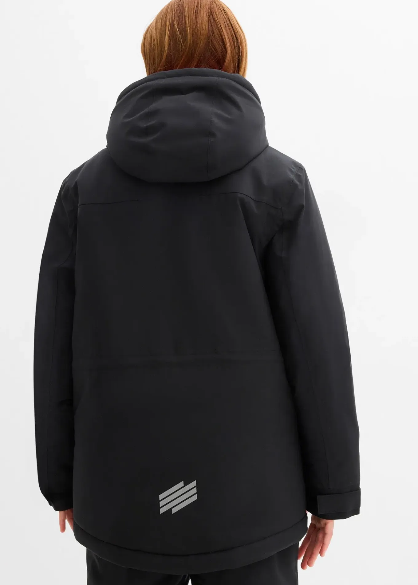 Parka de ski imperméable à détails sportifs