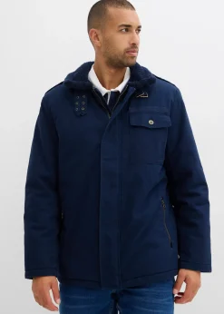 Parka d’hiver 100% coton avec doublure sherpa