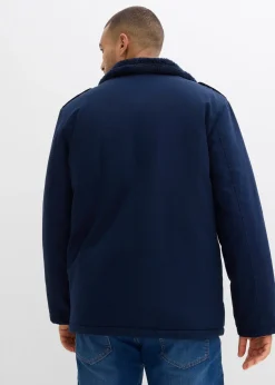 Parka d’hiver 100% coton avec doublure sherpa