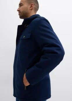 Parka d’hiver 100% coton avec doublure sherpa