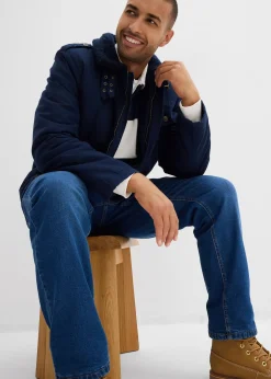 Parka d’hiver 100% coton avec doublure sherpa