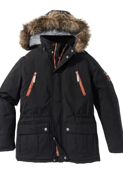 Parka d’hiver déperlante à capuche amovible