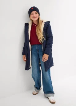 Parka d’hiver déperlante avec doublure en sherpa