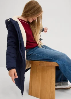 Parka d’hiver déperlante avec doublure en sherpa