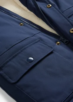 Parka d’hiver déperlante avec doublure en sherpa