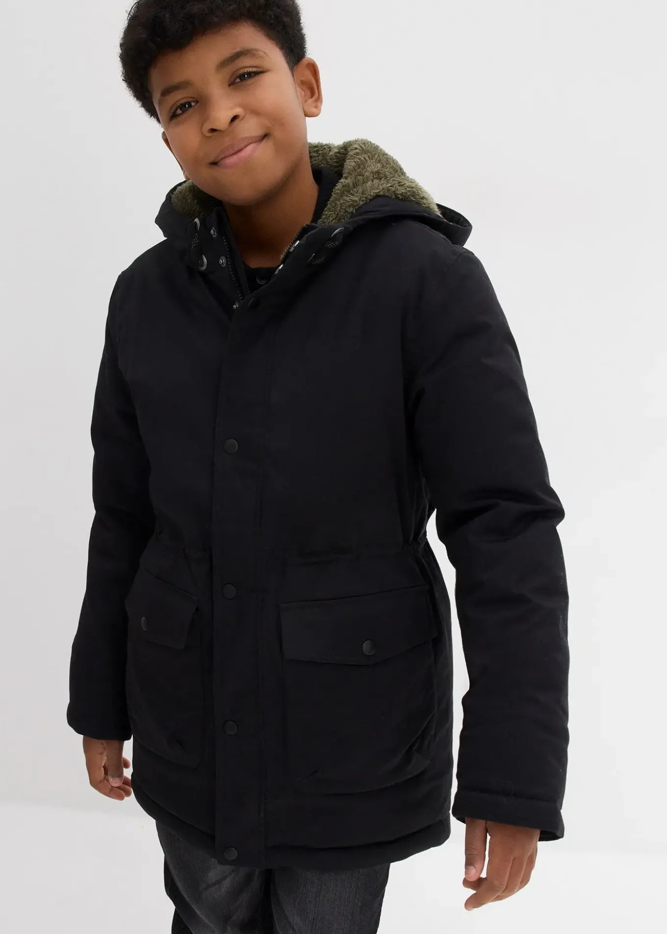 Parka d’hiver déperlante, chaudement doublée