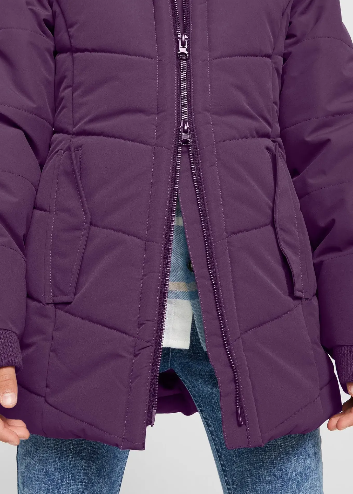 Parka d’hiver imperméable à capuche
