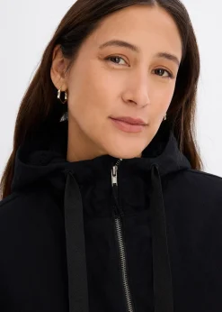 Parka d’hiver rembourrée à capuche doublée sherpa