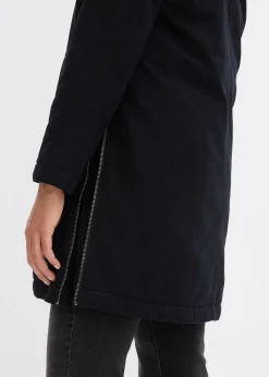 Parka d’hiver rembourrée à capuche doublée sherpa