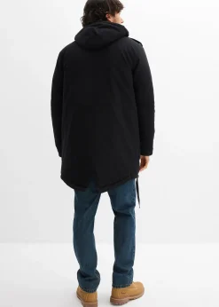 Parka d’hiver style militaire à doublure sherpa douce