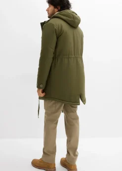 Parka d’hiver style militaire à doublure sherpa douce