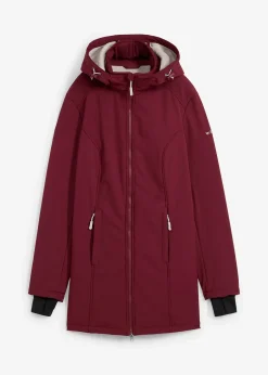Parka déperlante en softshell avec doublure polaire douillette