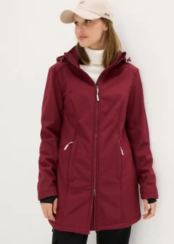 Parka déperlante en softshell avec doublure polaire douillette