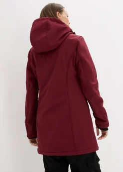 Parka déperlante en softshell avec doublure polaire douillette