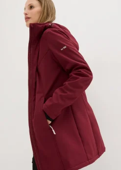 Parka déperlante en softshell avec doublure polaire douillette