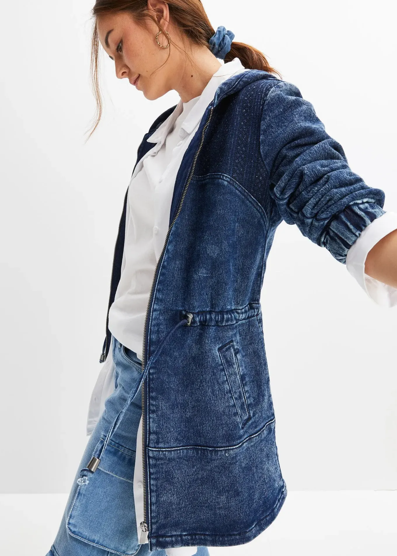 Parka en jean légère