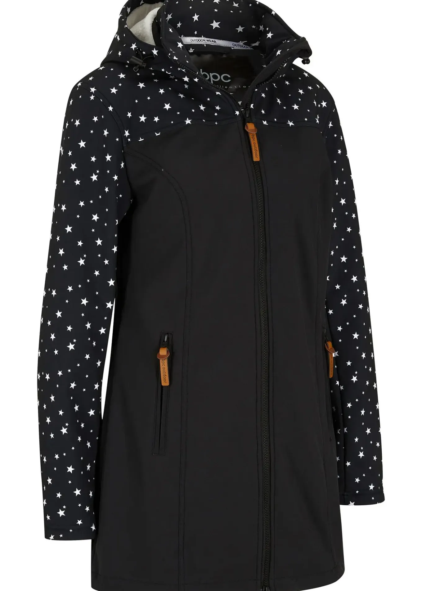 Parka en softshell technique avec doublure polaire douillette