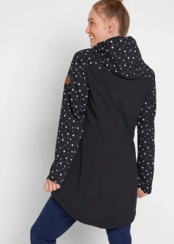 Parka en softshell technique avec doublure polaire douillette