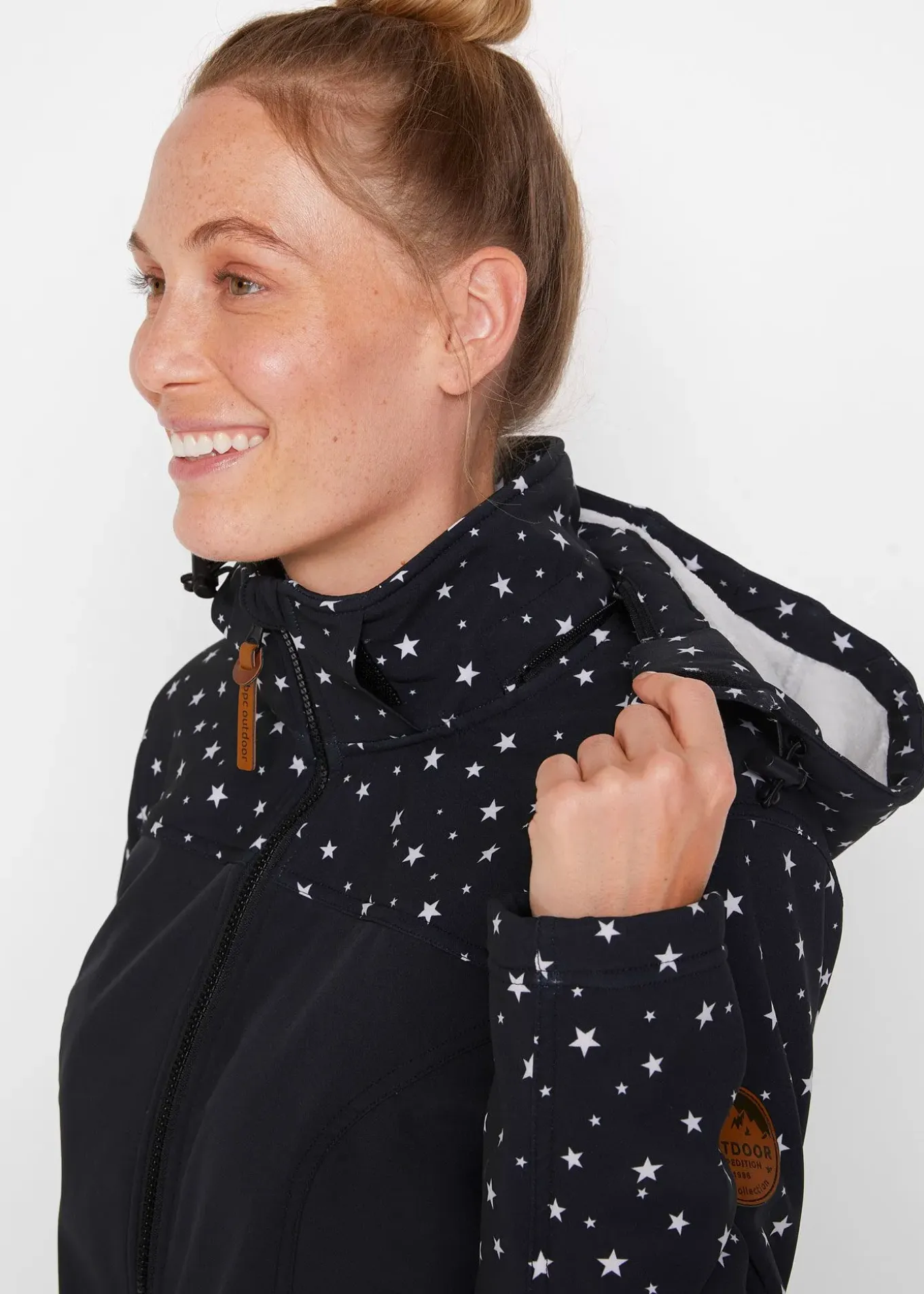 Parka en softshell technique avec doublure polaire douillette