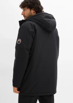 Parka imperméable en matière technique avec doublure matelassée