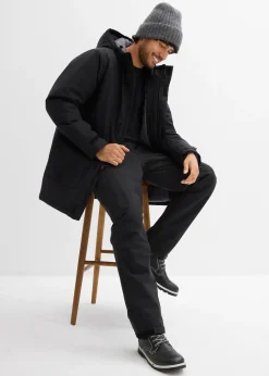 Parka imperméable en matière technique avec doublure matelassée