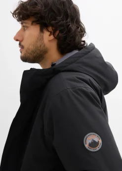 Parka imperméable en matière technique avec doublure matelassée